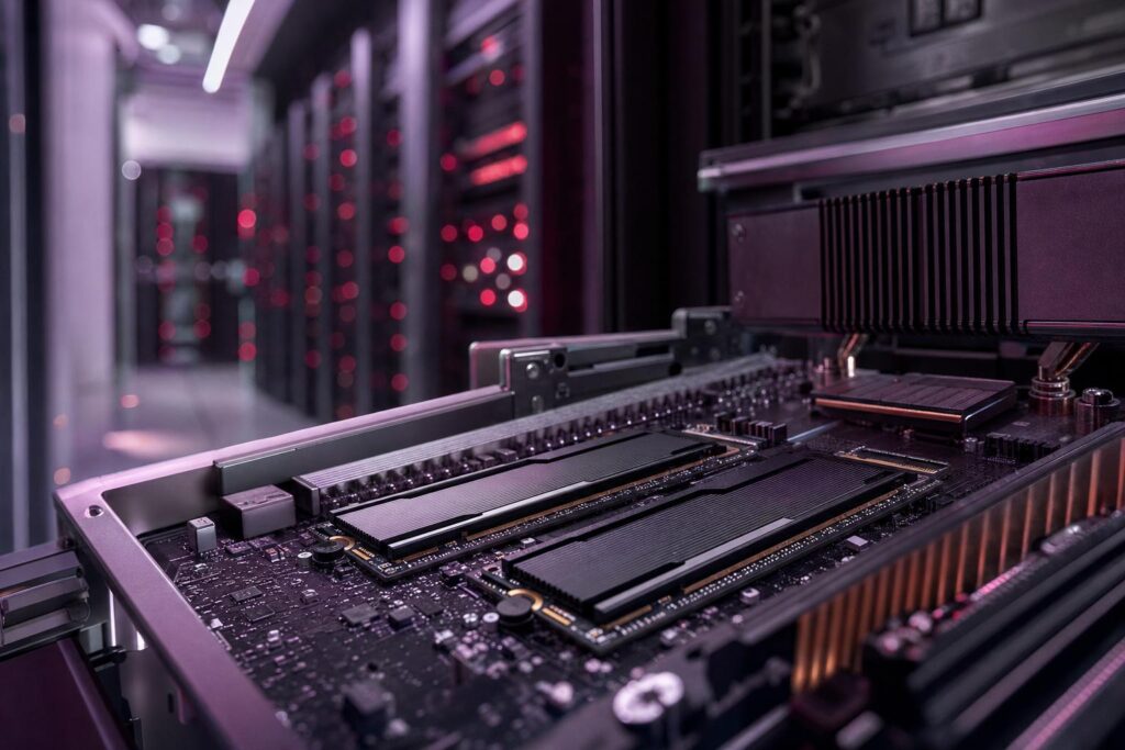 VPS SSD czy VPS NVMe — na co realnie wpływa dysk i którą linię wybrać (grafika wygenerowana przez AI)