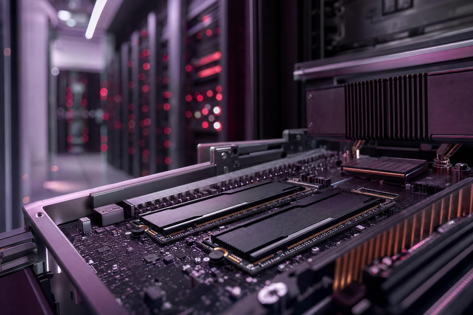 VPS SSD czy VPS NVMe — na co realnie wpływa dysk i którą linię wybrać (grafika wygenerowana przez AI)