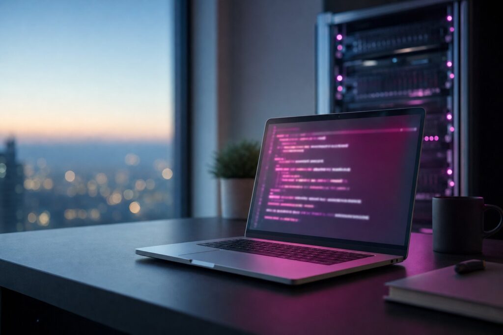 WordPress na serwerze VPS krok po kroku — Nginx, PHP, MariaDB i darmowy SSL (grafika wygenerowana przez AI)